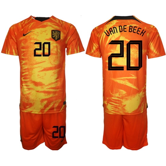 Men FIFA 2022 Netherlands Soccer Jersey 067 Men FIFA 2022 Netherlands Soccer Jersey 067