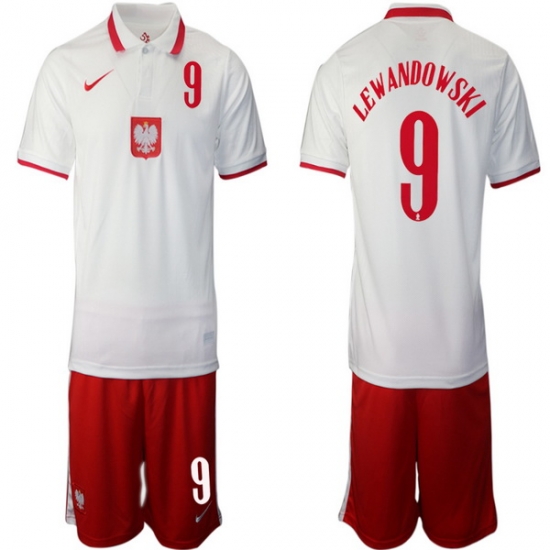 Mens Poland Short Soccer Jerseys 001 Mens Poland Short Soccer Jerseys 001