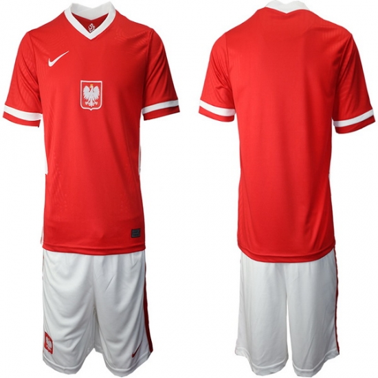 Mens Poland Short Soccer Jerseys 005 Mens Poland Short Soccer Jerseys 005