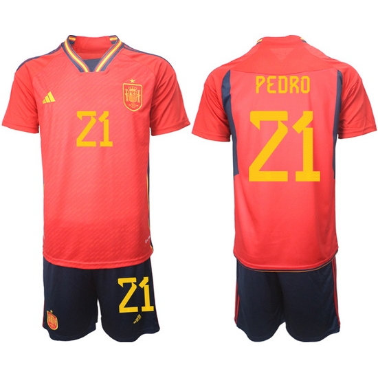 Men FIFA 2022 Spain Soccer Jersey 003 Men FIFA 2022 Spain Soccer Jersey 003