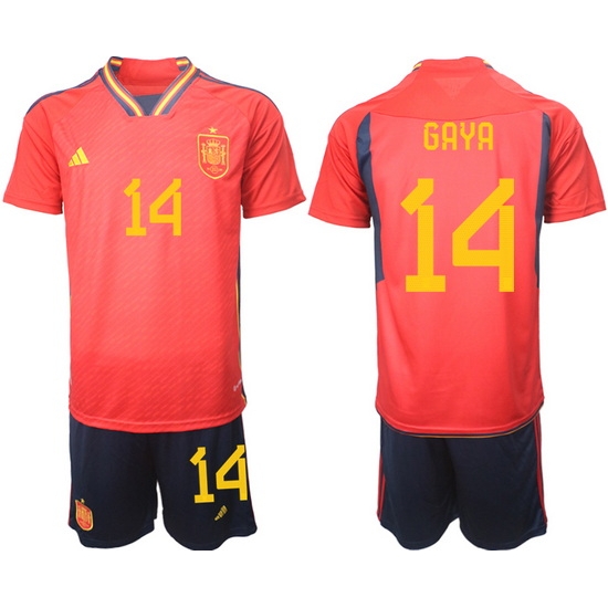 Men FIFA 2022 Spain Soccer Jersey 008 Men FIFA 2022 Spain Soccer Jersey 008