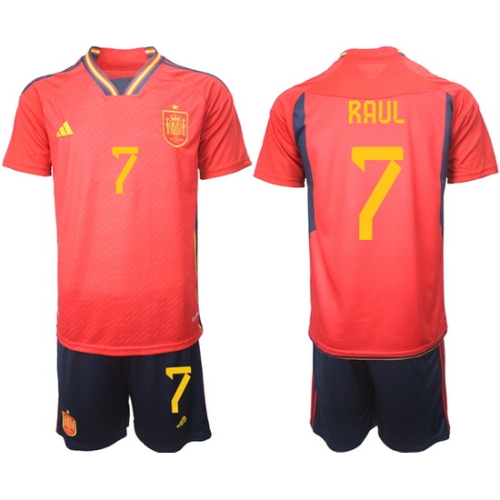 Men FIFA 2022 Spain Soccer Jersey 015 Men FIFA 2022 Spain Soccer Jersey 015