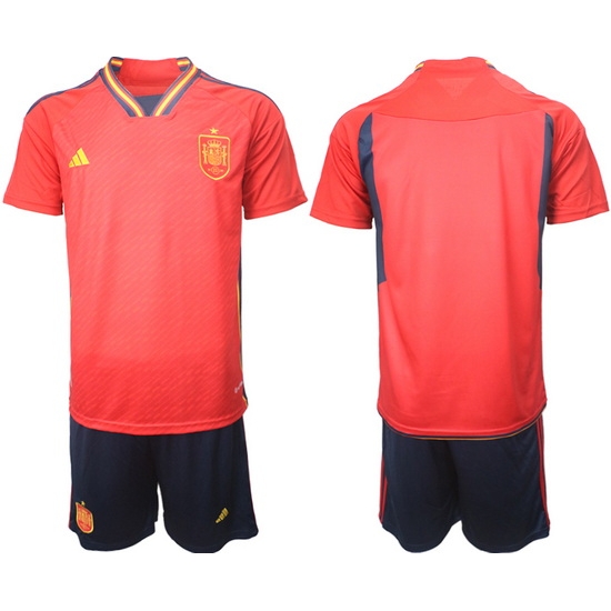 Men FIFA 2022 Spain Soccer Jersey 024 Men FIFA 2022 Spain Soccer Jersey 024