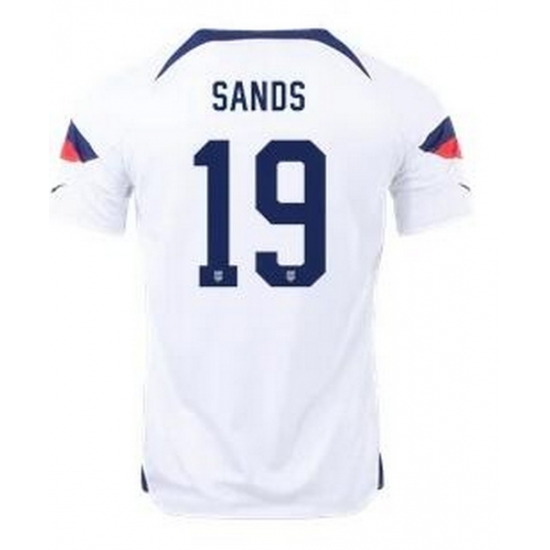 Men US 2022 FIFA Soccer Jersey White 009 Men US 2022 FIFA Soccer Jersey White 009