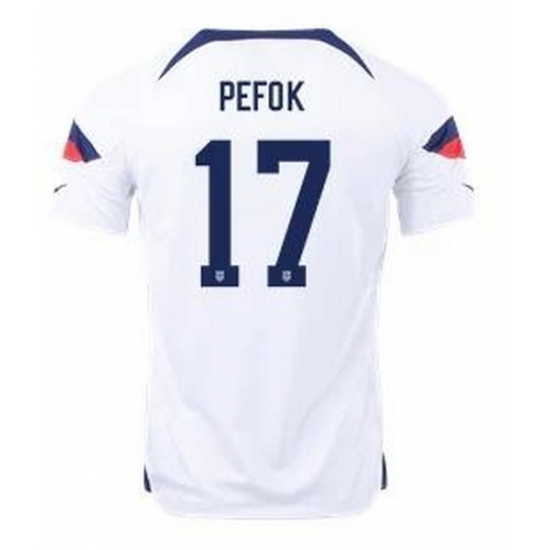 Men US 2022 FIFA Soccer Jersey White 010 Men US 2022 FIFA Soccer Jersey White 010