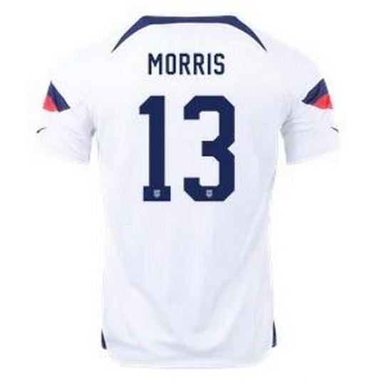 Men US 2022 FIFA Soccer Jersey White 014 Men US 2022 FIFA Soccer Jersey White 014