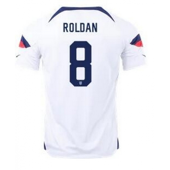 Men US 2022 FIFA Soccer Jersey White 018 Men US 2022 FIFA Soccer Jersey White 018