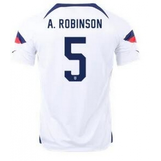 Men US 2022 FIFA Soccer Jersey White 021 Men US 2022 FIFA Soccer Jersey White 021