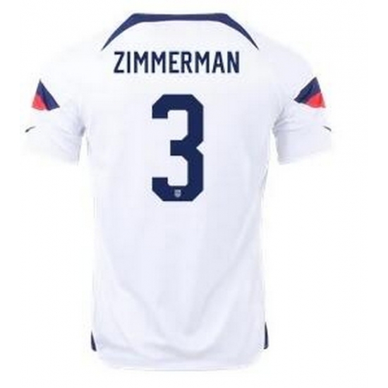 Men US 2022 FIFA Soccer Jersey White 023 Men US 2022 FIFA Soccer Jersey White 023