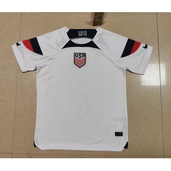 Men US 2022 FIFA Soccer Jersey White 027 Men US 2022 FIFA Soccer Jersey White 027