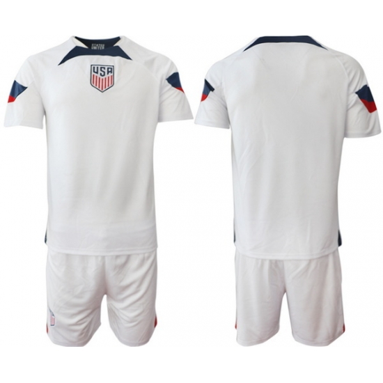 Men US 2022 FIFA Soccer Jersey White 028 Men US 2022 FIFA Soccer Jersey White 028