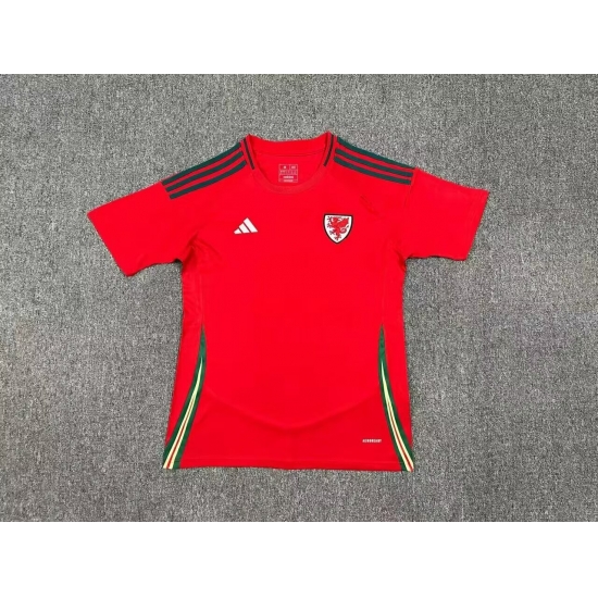 Wales Home Red 2024 Soccer Jersey Wales Home Red 2024 Soccer Jersey