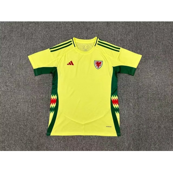 Wales Yellow Away 2024 Soccer Jersey Wales Yellow Away 2024 Soccer Jersey