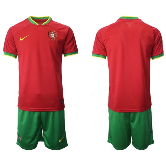 Portugal 2022 World Cup Soccer Jersey BLANK RED Portugal 2022 World Cup Soccer Jersey BLANK RED