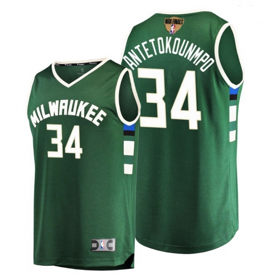 bucks giannis antetokounmpo green 2021 nba finals bound replica jersey bucks giannis antetokounmpo green 2021 nba finals bound replica jersey