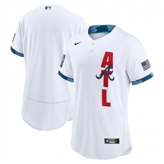 Men's Atlanta Braves Blank Nike White 2021 MLB All-Star Game Authentic Jersey Men's Atlanta Braves Blank Nike White 2021 MLB All-Star Game Authentic Jersey