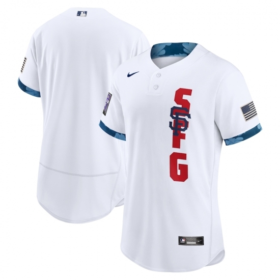 Men's San Francisco Giants Blank Nike White 2021 MLB All-Star Game Authentic Jersey Men's San Francisco Giants Blank Nike White 2021 MLB All-Star Game Authentic Jersey