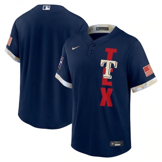 Men's Texas Rangers Blank Nike Navy 2021 MLB All-Star Game Replica Jersey Men's Texas Rangers Blank Nike Navy 2021 MLB All-Star Game Replica Jersey