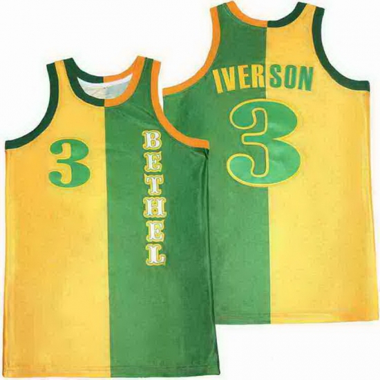 3# IVERSON COLOR-SPLIT STYLE 1A BASKETBALL JERSEY2 3# IVERSON COLOR-SPLIT STYLE 1A BASKETBALL JERSEY2