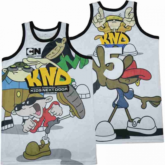 #5 CODENAME KIDS NEXT DOOR BASKETBALL JERSEY #5 CODENAME KIDS NEXT DOOR BASKETBALL JERSEY