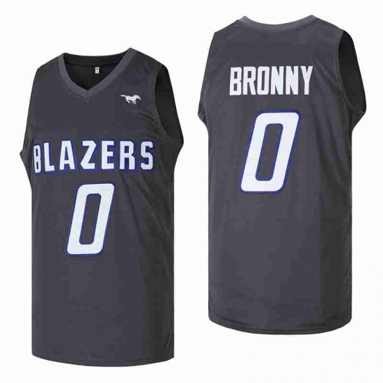 BLAZERS #0 BRONNY BASKETBALL JERSEY BLAZERS #0 BRONNY BASKETBALL JERSEY