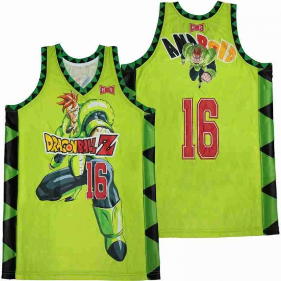 DRAGON BALL Z UNIVERSE 7 JERSEY ANDROID 16 DBZ JERSEY NEON (2) DRAGON BALL Z UNIVERSE 7 JERSEY ANDROID 16 DBZ JERSEY NEON (2)