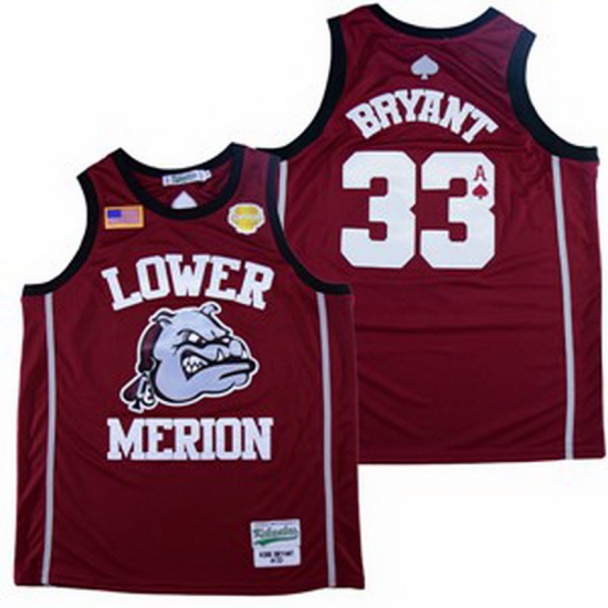 Lower Merion Kobe Bryant 24 High ScHool Jersey 33 8 Lower Merion Kobe Bryant 24 High ScHool Jersey 33 8