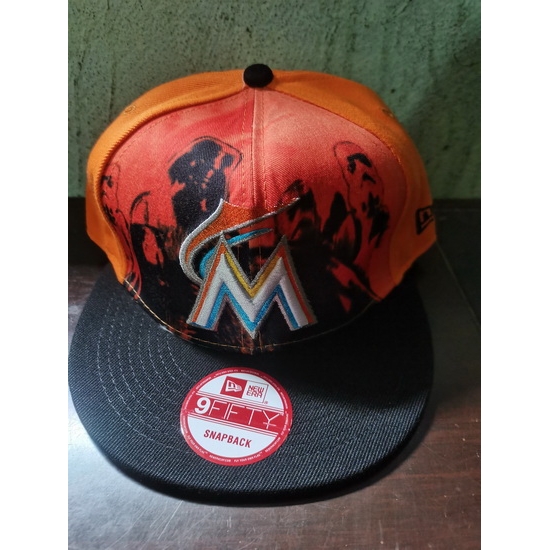 Miami Marlins Snapback Cap 24E11 Miami Marlins Snapback Cap 24E11