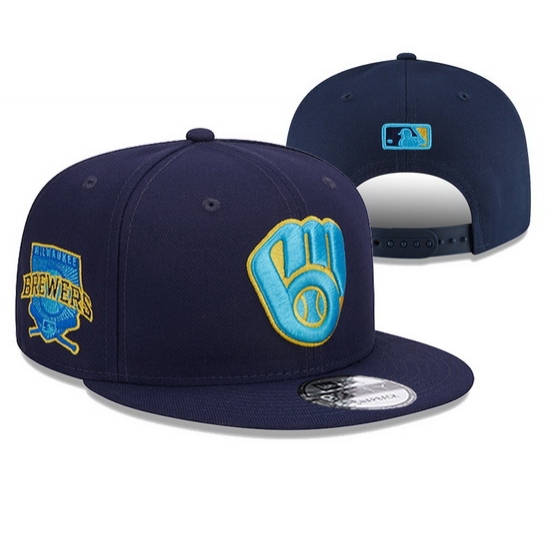 Milwaukee Brewers Snapback Cap 24E02 Milwaukee Brewers Snapback Cap 24E02