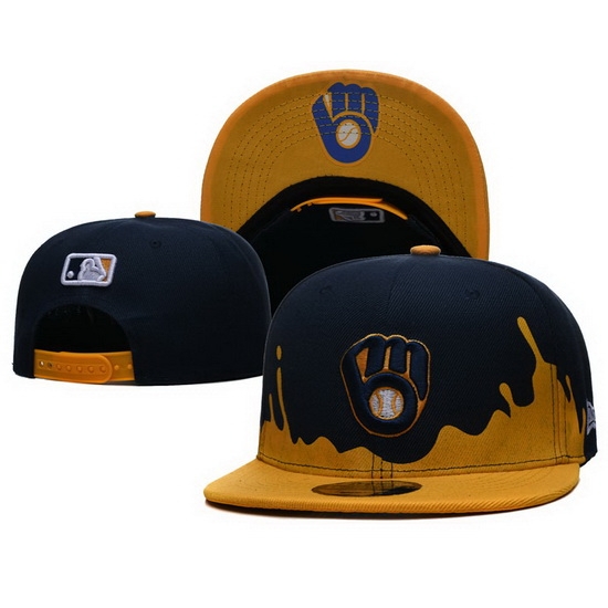 Milwaukee Brewers Snapback Cap 24E04 Milwaukee Brewers Snapback Cap 24E04