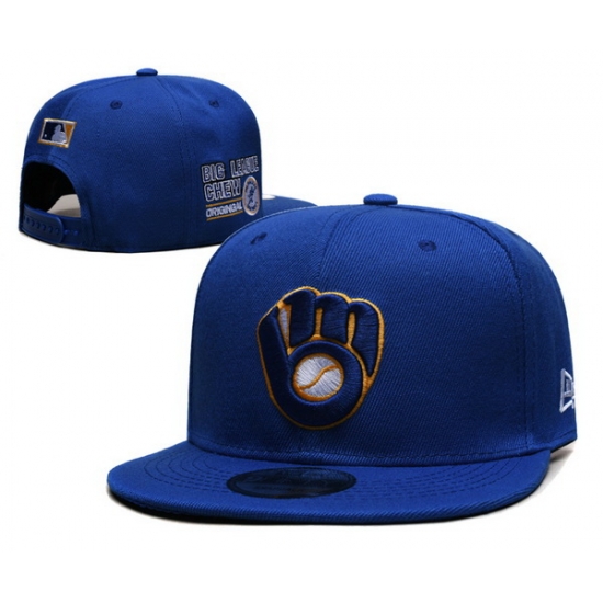 Milwaukee Brewers Snapback Cap C100 Milwaukee Brewers Snapback Cap C100