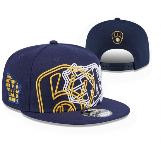 Milwaukee Brewers Snapback Cap C101 Milwaukee Brewers Snapback Cap C101