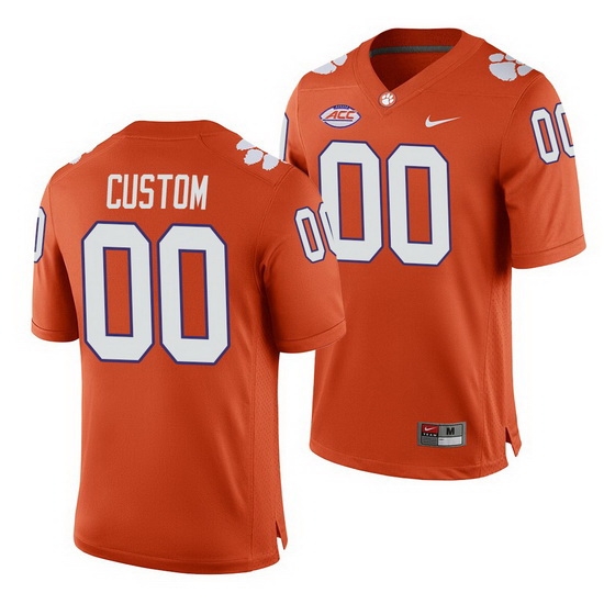 Clemson Tigers Custom Orange College Football Men'S Jersey Clemson Tigers Custom Orange College Football Men'S Jersey