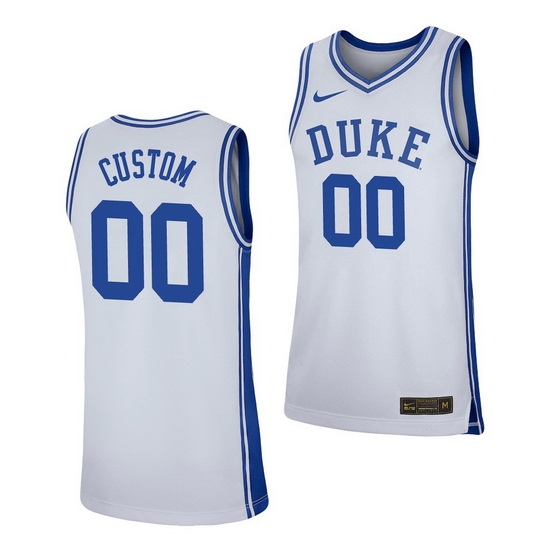 Duke Blue Devils Custom White Replica Men'S Jersey Duke Blue Devils Custom White Replica Men'S Jersey