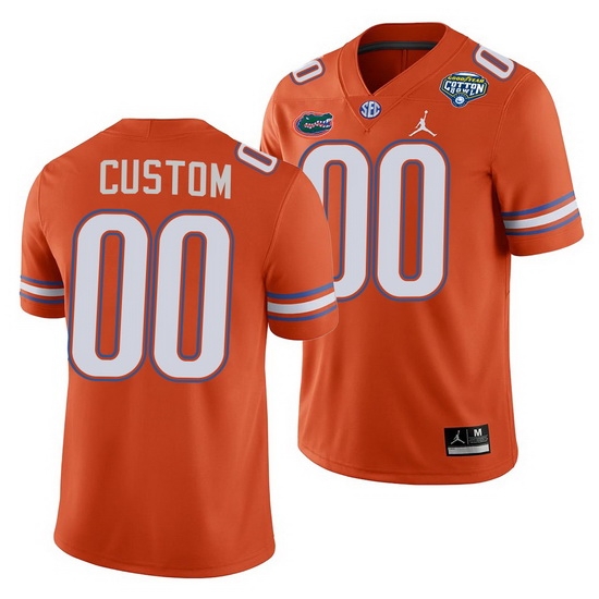 Florida Gators Custom Orange 2020 Cotton Bowl Classic College Football Jersey Florida Gators Custom Orange 2020 Cotton Bowl Classic College Football Jersey