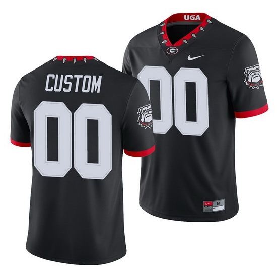 Georgia Bulldogs Custom Black College Football Men'S Jersey Georgia Bulldogs Custom Black College Football Men'S Jersey