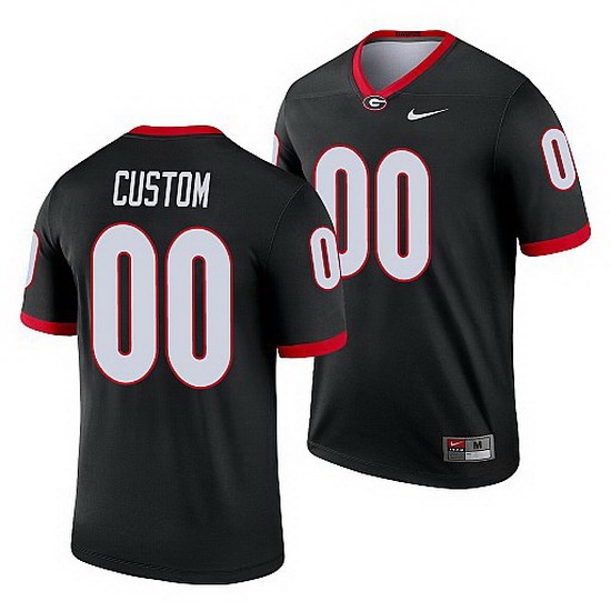 Georgia Bulldogs Custom Black Legend Men'S Jersey Georgia Bulldogs Custom Black Legend Men'S Jersey