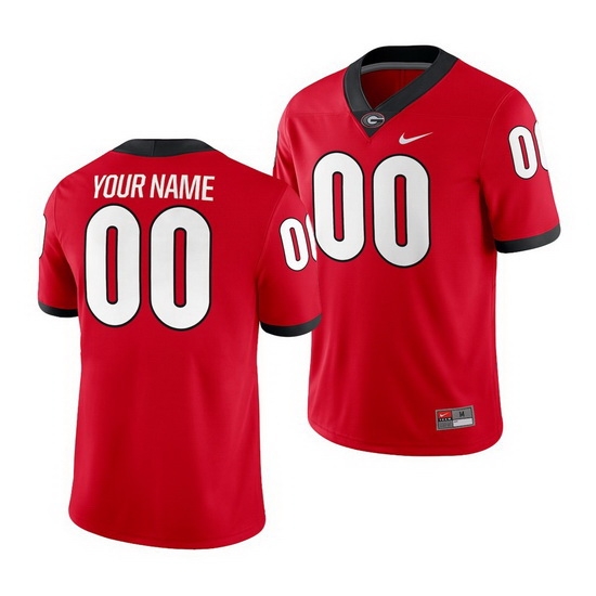 Georgia Bulldogs Custom Red College Football Men'S Jersey Georgia Bulldogs Custom Red College Football Men'S Jersey