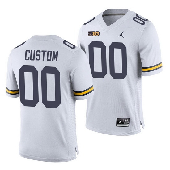 Michigan Wolverines Custom White College Football Men'S Jersey Michigan Wolverines Custom White College Football Men'S Jersey