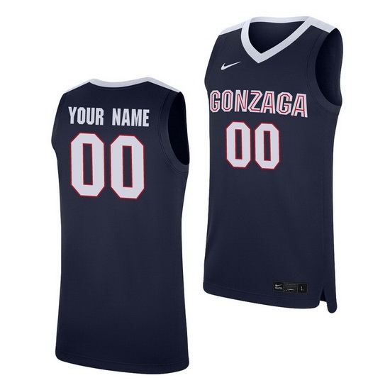 Gonzaga Bulldogs Custom Navy Replica Jersey Gonzaga Bulldogs Custom Navy Replica Jersey