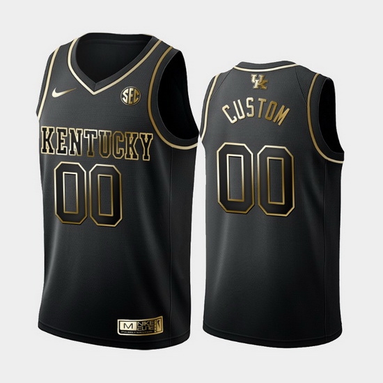 Kentucky Wildcats Custom Black Golden Edition Men'S Jersey Kentucky Wildcats Custom Black Golden Edition Men'S Jersey