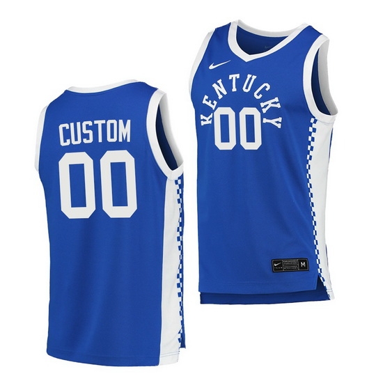 Kentucky Wildcats Custom Blue College Basketball Men Jersey Kentucky Wildcats Custom Blue College Basketball Men Jersey