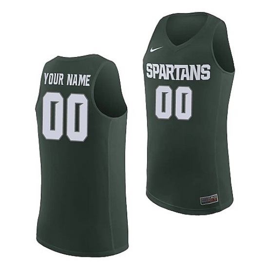 Michigan State Spartans Custom Michigan State Spartans Replica Basketball Jersey Michigan State Spartans Custom Michigan State Spartans Replica Basketball Jersey
