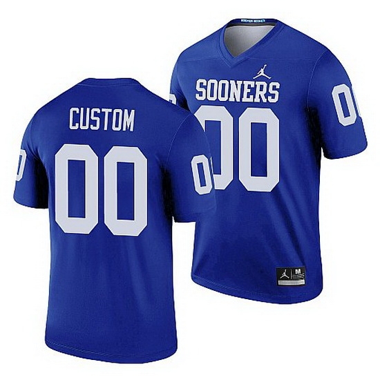 Oklahoma Sooners Custom Blue Legend Men'S Jersey Oklahoma Sooners Custom Blue Legend Men'S Jersey