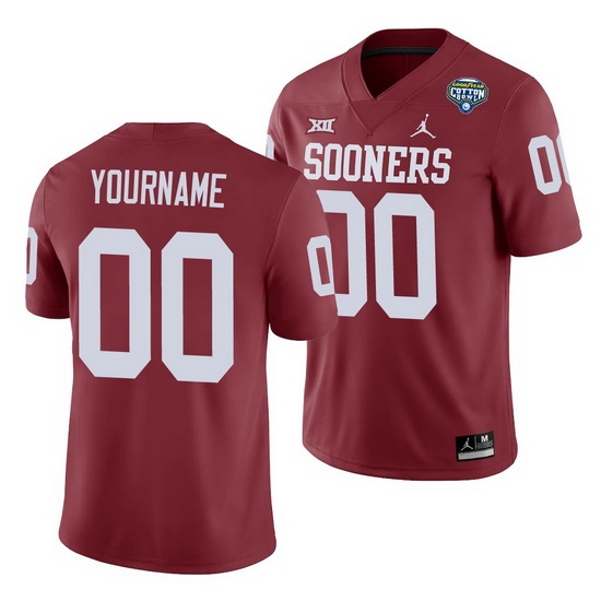 Oklahoma Sooners Custom Crimson 2020 Cotton Bowl Men'S Jersey Oklahoma Sooners Custom Crimson 2020 Cotton Bowl Men'S Jersey