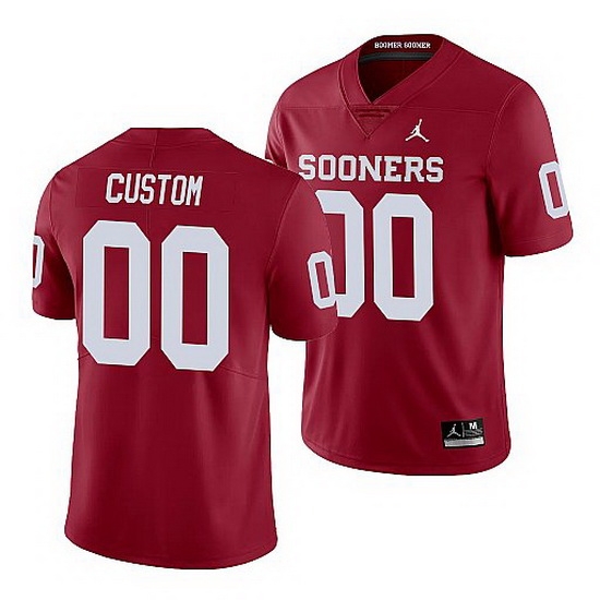 Oklahoma Sooners Custom Crimson Limited Men'S Jersey Oklahoma Sooners Custom Crimson Limited Men'S Jersey