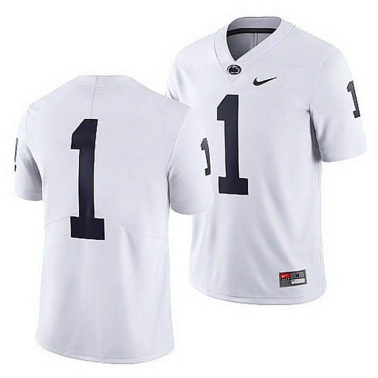penn state nittany lions custom white college football men jersey 0 penn state nittany lions custom white college football men jersey 0