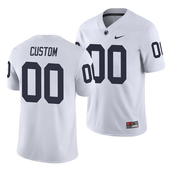 penn state nittany lions custom white college football men's jersey penn state nittany lions custom white college football men's jersey