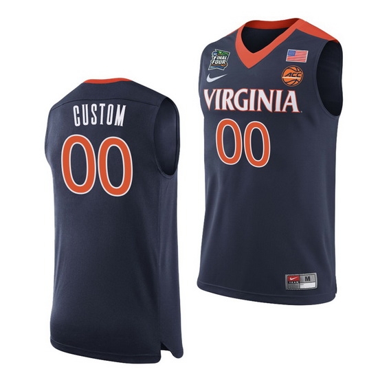 Virginia Cavaliers Custom Navy Home Men'S Jersey Virginia Cavaliers Custom Navy Home Men'S Jersey