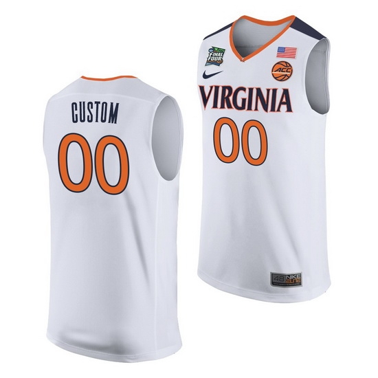 Virginia Cavaliers Custom White Away Men'S Jersey Virginia Cavaliers Custom White Away Men'S Jersey